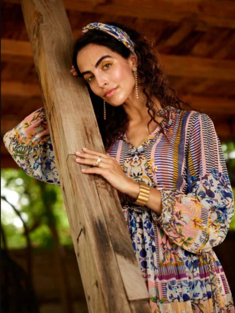 NWT Anthropologie Bhanuni by Jyoti Anastasia Maxi Dress 18W - Picture 8 of 16